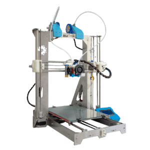 Impresora 3D Tairona XL Doble Extrusor de costado con fondo transparente