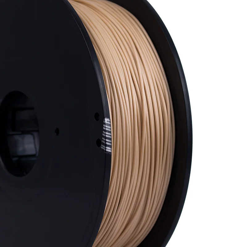 Carrete de filamento madera