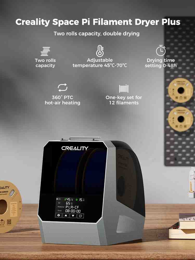 Secador de Filamento Creality Pi PLUS x2