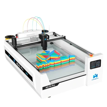 Impresora 3D MINGDA AD-F4 Pro de gran formato 1200x800mm fabricando rótulo comercial y caja de luz a 4 colores